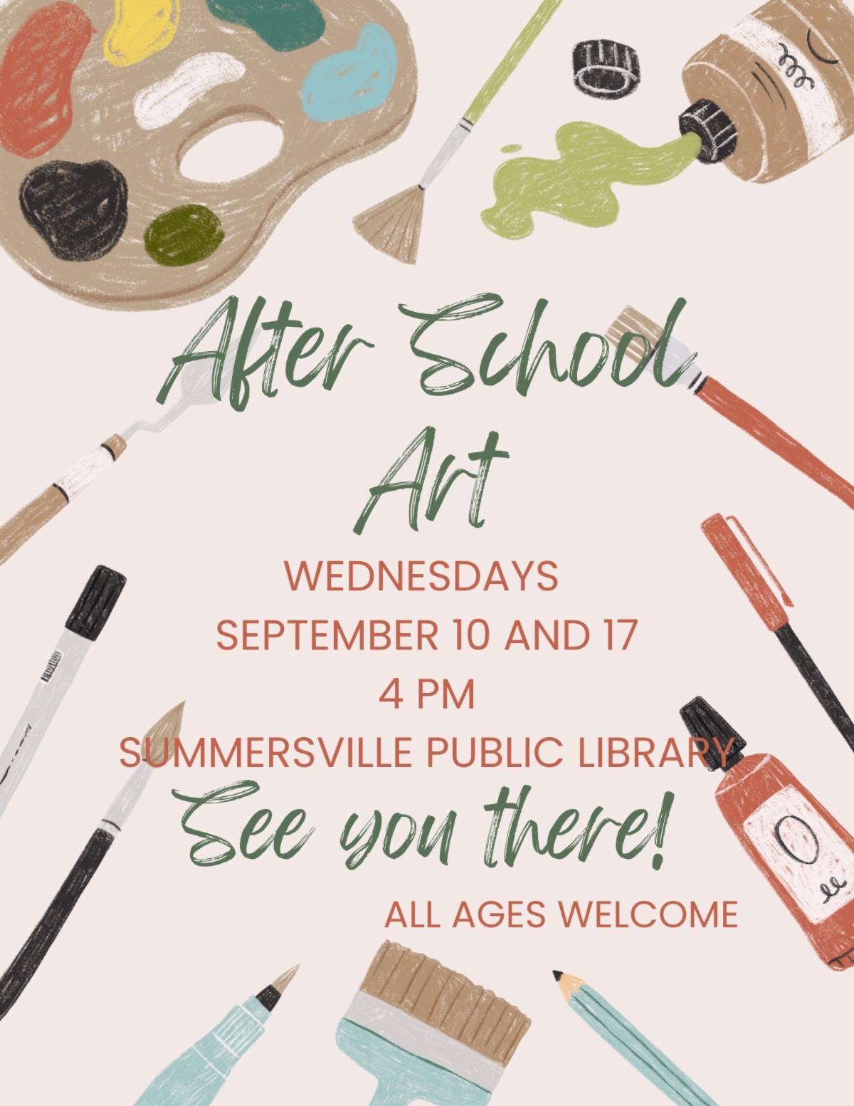 After School Art Sept 25