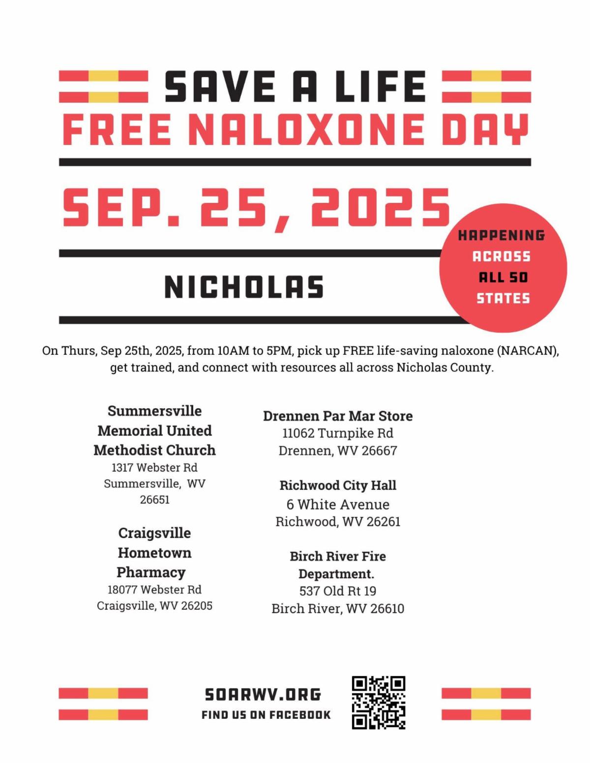 SAVE A LIFE DAY FLYER