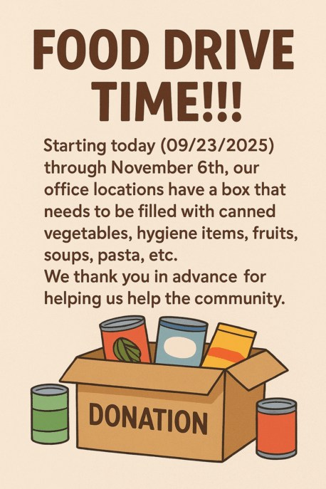 Mountain Heart Food Drive