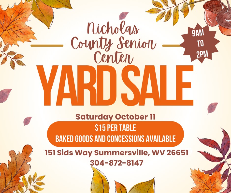 October 2025 Yard Sale