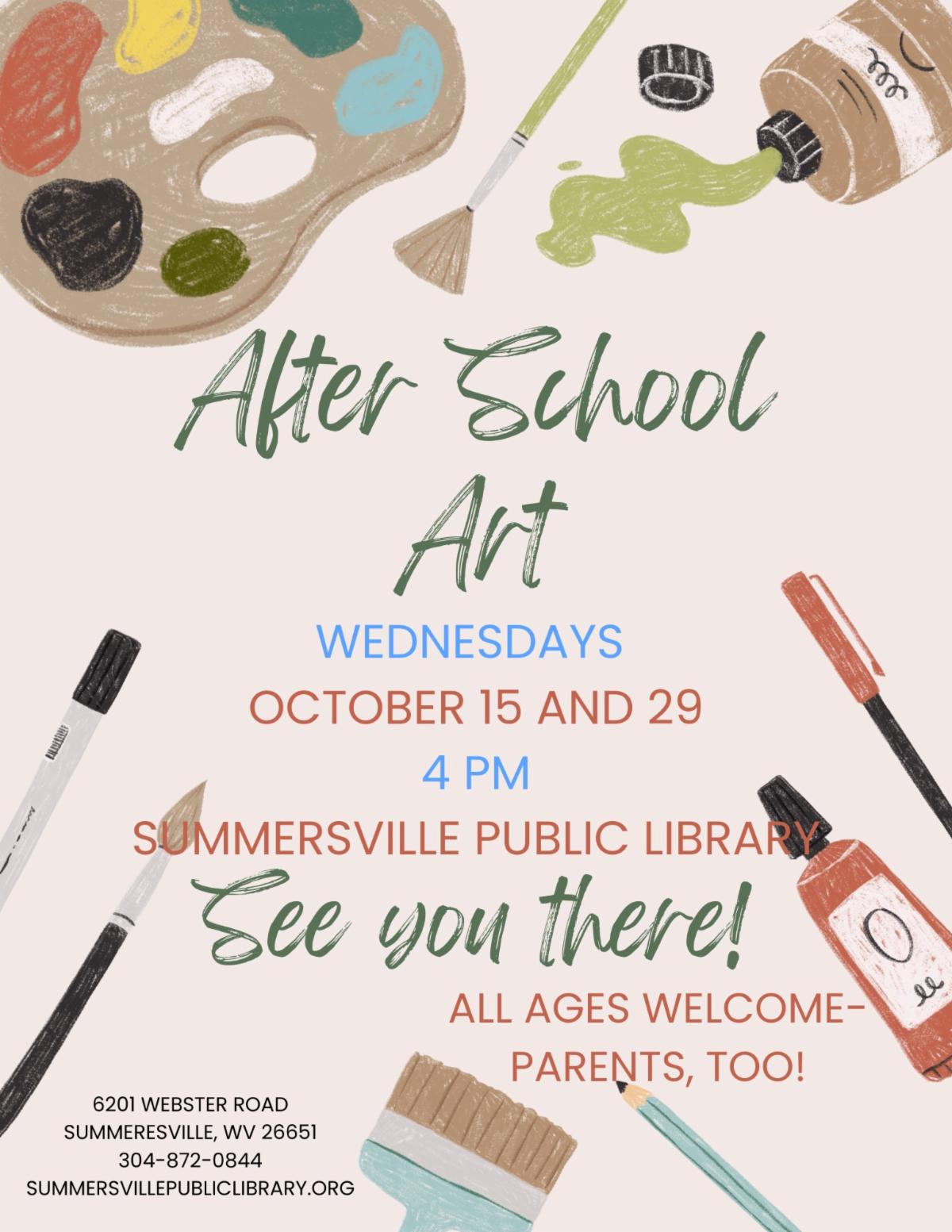 SPL After School Art Oct 25