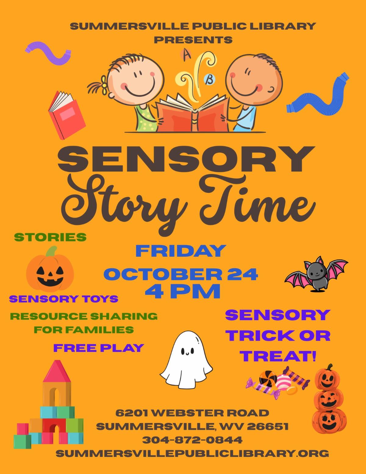 SPL Sensory Story Time October 2025